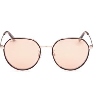 BALLY 56mm round mirror sunglasses